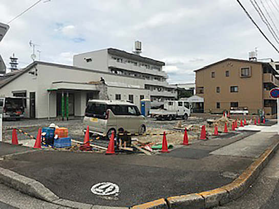 葵工業(愛知県名古屋市の土木舗装工事)|駐車場工事・補修工事・歩道乗入工事・承認工事・カーポート・フェンス・ブロック擁壁・エクステリア工事・その他工事